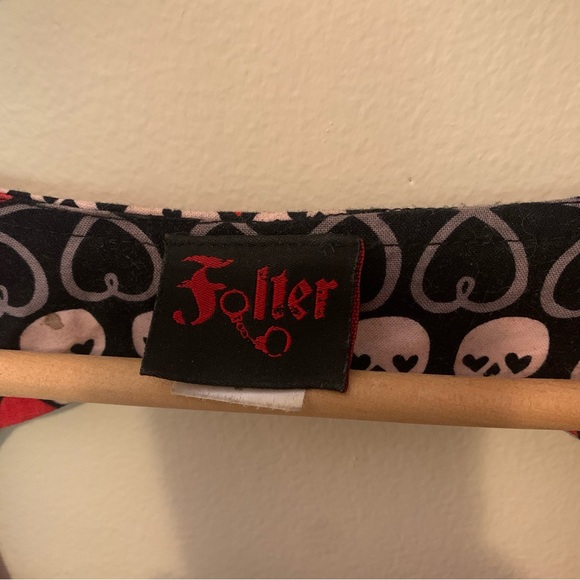 Folter | Retrolicious A-line Skull and Heart 100% cotton dress - Picture 5 of 6